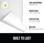 GORILLA GRIP 100% Waterproof Raised Edge BPA Free Silicone Pet Feeding Mat - Image 2