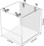 Hanging Bird Bath Cube Bird Bathtub Bath Shower Box Bowl Cage Accessory - Image 2