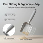 Metal Cat Litter Scoop with Holder, Aluminum Cats Litter Scooper Captures All - Image 3