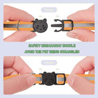 2 Pack Cat Collars Quick Release Reflective Kitten Collar - Image 2