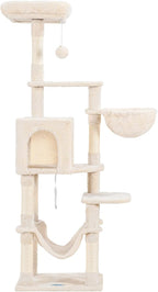 Hey-brother Cat Tree with Large Hammock, Cat Condo with Sisal-Covered - Image 7