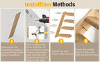 4 Steps Cat Wall Shelves Cat Wall Stairs - Image 8