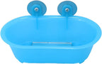 Wontee Bird Bath with Mirror Toy Fixable Parrot Bathroom Tub - Image 6