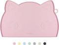 Coomazy Cat Food & Water Mat, Thicker Non-Slip Silicone Mat by Coomazy