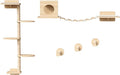 HOOBRO Wood Cat Wall Shelves for Large Cats, 11-Piece Cat Wall Furniture by HOOBRO