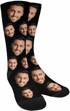 MyPupSocks Custom Personalized Photo Pet Face Socks, Cat and Dog Tracks Paws by MyPupSocks