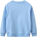 Toddler Baby Girls Cotton Sweater, Long Sleeve Crewneck Sweatshirt Pullover - Image 3