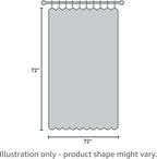 Avanti Linens - Fabric Shower Curtain, Nature Inspired Bathroom Decor - Image 6