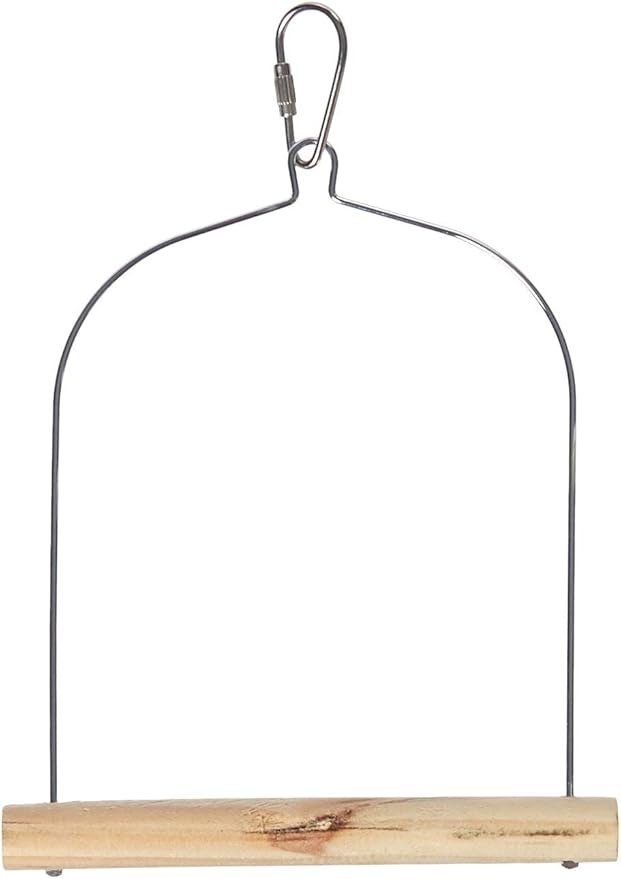 Prevue Pet Products BPV389 Natural Wood Birdie Basics Birch/Wire Swing by PrevuePetProducts