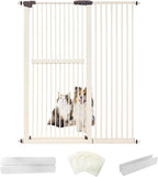 Lumizone Extra Tall Cat Gate 61.02" High Pressure Mounted Extra Wide by Lumizone