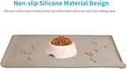 AUDWUD Silicone Waterproof Pet Feeding Mats, Anti Slip Bowl Pad, Dog Mat - Image 2