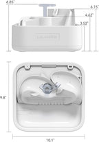 Dog Water Fountain Cat Automatic Water Bowel 3-Stage Design - Image 9