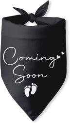 Baby Coming Soon Announcement Dog Bandana Gender Reveal Baby Announcement Pet by PwrlveiutforYou