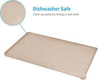 AUDWUD Silicone Waterproof Pet Feeding Mats, Anti Slip Bowl Pad, Dog Mat - Image 5