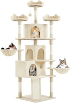 Yaheetech 76.5in Multi-Level Large Cat Tree, Big Cat Tower by Yaheetech