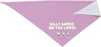 Silly Goose on The Loose Triangle Dog Bandana, Summer Bandana Funny Triangle - Image 4