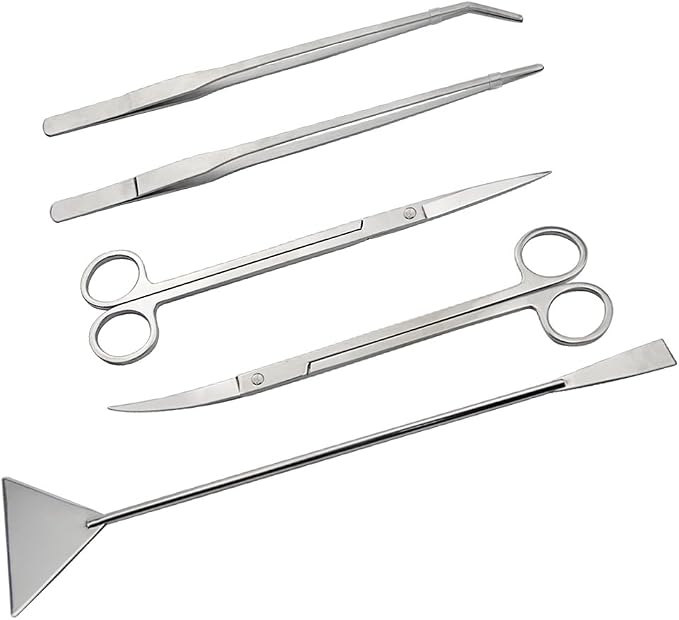 LILYS PET Stainless Steel Aquarium Tank Aquatic Plant Tools Sets by LILYS+PET