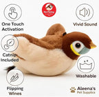 Flappy Flying Bird Cat Toy – Interactive Flapping & Chirping Bird Toy - Image 6