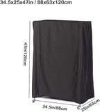 Extra Large Bird Cage Cover Breathable Waterproof Material Universal Black-Out - Image 5