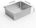 Kirecoo Stainless Steel Cat Litter Box - Image 2