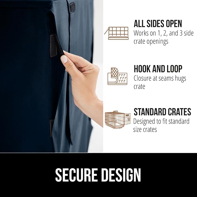 GORILLA GRIP Dog Crate Covers Compatible - Image 5