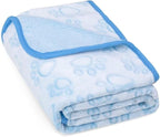 Blue Dog Blanket for Puppy Accesssories Boy, Washable Soft Puppy Essentials - Image 9