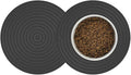 2 Pack Silicone Pet Food Mat, Small Rubber Mat by Metopets