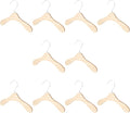 10pcs 8.66-inch Wear-Resistant Wooden Pet Hangers by KALLORY