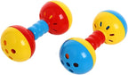 QBLEEV Parakeets Conures Toys, Bird Rattles Bells Foot Toys, Enrichment Barbell - Image 3