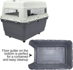 SportPet Designs Plastic Kennels Rolling Plastic Airline Approved Wire Door - Image 9