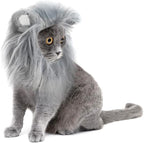 Onmygogo Lion Mane Wig for Cats and Dogs, Funny Pet Cat Costumes for Halloween - Image 2