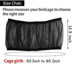 Universal Bird Cage Seed Catcher, Seed Catcher Guard Net Cover, Parrot Nylon - Image 2