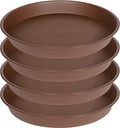 4 Pack of 16 inch Plant Saucer, Heavy Duty Round Plant Trays by Bleuhome