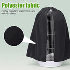 DONGKER Bird Parrot Cage Cover, Polyester Rain-Proof Blackout Birdcage Shade - Image 2