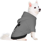 Custom Dog Hoodie Warm with Your Photo Text Logo Name Personalized Dog Clothes - Image 2