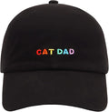 Cat Mom & Dad Hats for Proud Cat Parents | for Men & Women | Embroidered Text by Hatphile