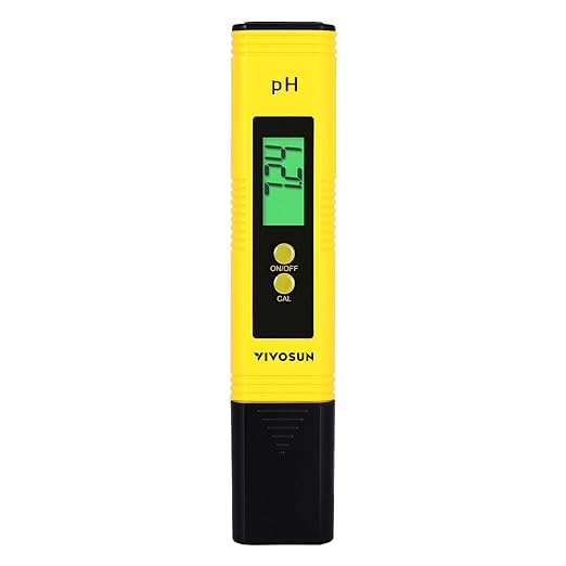 VIVOSUN Digital pH Meter, 0.01pH High Accuracy Pen Type pH Tester by VIVOSUN