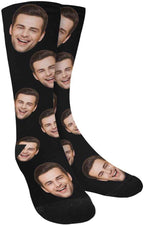 MyPupSocks Custom Personalized Photo Pet Face Socks, Cat and Dog Tracks Paws by MyPupSocks