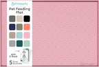 Dog Food Mat - Raised Edges Dogs Mat by PETHAPPILY