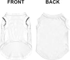 Custom Dog Clothes Shirts for Small Large Dogs Breathable Pet Shirt Customized - Image 2
