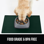 GORILLA GRIP 100% Waterproof Raised Edge BPA Free Silicone Pet Feeding Mat - Image 8