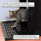 Refined Self Cleaning Litter Box Cabinet-Litter Catch White - Image 3