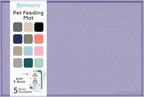 Dog Food Mat - Raised Edges Dogs Mat by PETHAPPILY