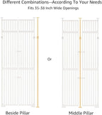 unipaws 86" High Extra Tall Cat Gate, Auto Closing and No Drilling Safety Gate - Image 6