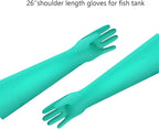Aquarium Gloves for Fish Tank Maintenance, Shoulder Length Waterproof Long - Image 2