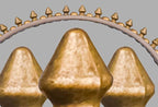 Spiked Dog Collar Soft Pu Leather Mushrooms Rivet Spike Studded Puppy - Image 4