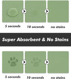 Absorbent Dog Food Mat-Dog Mat for Food and Water Bowl, Quick Dry Pet Food Mat - Image 2