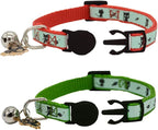 2 Pack Glow in The Dark Cat Collar - Image 2