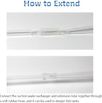 Fish Tank Cleaning Tools, Mini Manual Fish Tank Water Changer Aquarium Dropper - Image 4