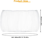 Bird Cage Seed Catcher, Adjustable White Bird Cage Net Birdcage Cover Skirt - Image 2